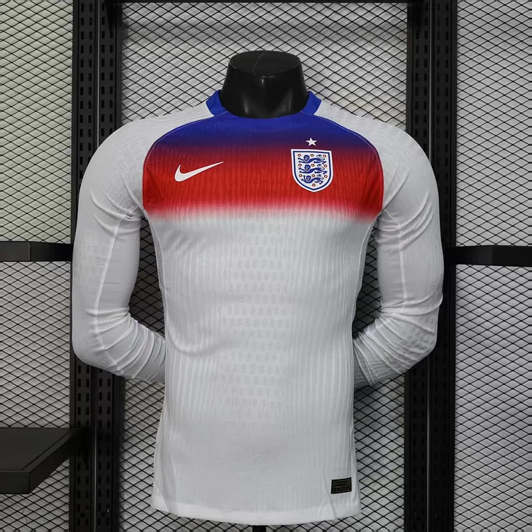 2025 England Home Long Sleeve Player Edition