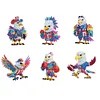 6Pcs Adler - 5d DIY Handwerk Aufkleber Magnet