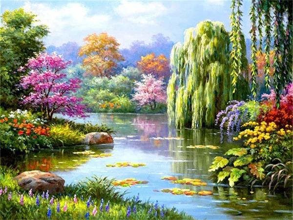 Diamond Painting - Full Round/Square Drill - Scenery(30*40 - 50*60cm)