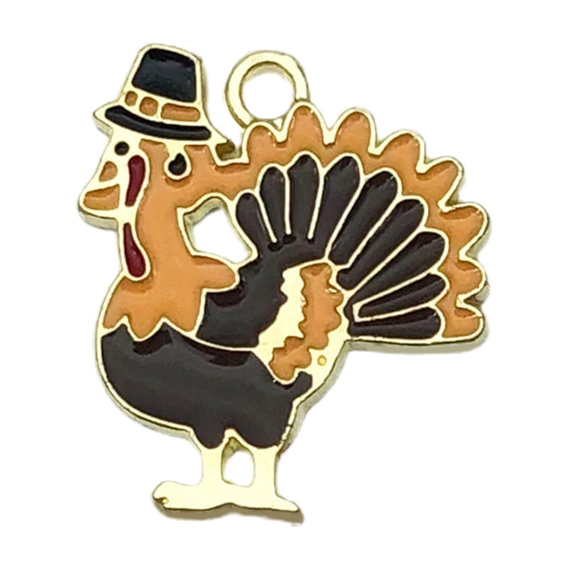 20 PCS/Package 19x18mm 19x22mm 23x14mm Alloy Animal Pumpkin Mushroom Pendant Jewelry Accessories