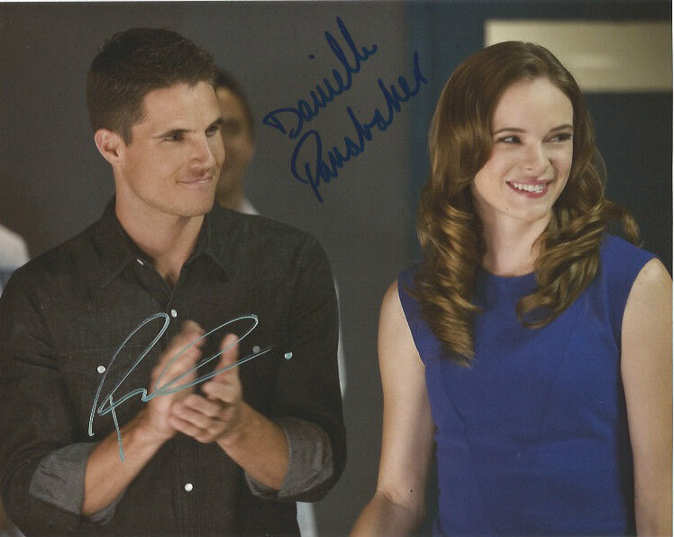 Robbie Amell Danielle Panabaker Flash Autographed Signed 8x10 Photo Poster painting COA