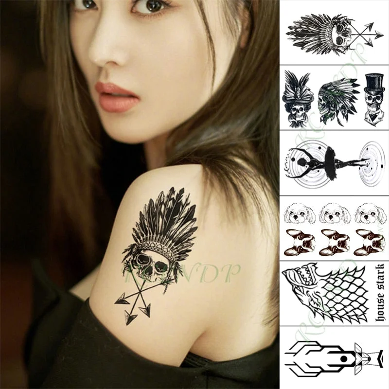 Waterproof Temporary Tattoo Sticker Love Heart Heartbeat Fake Tatto sexy clavicle Hand Arm Flash Tatoo for Kid Girl Men Women