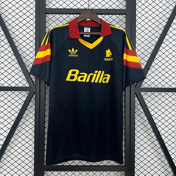 1991/92 Roma Second Away Retro Jersey