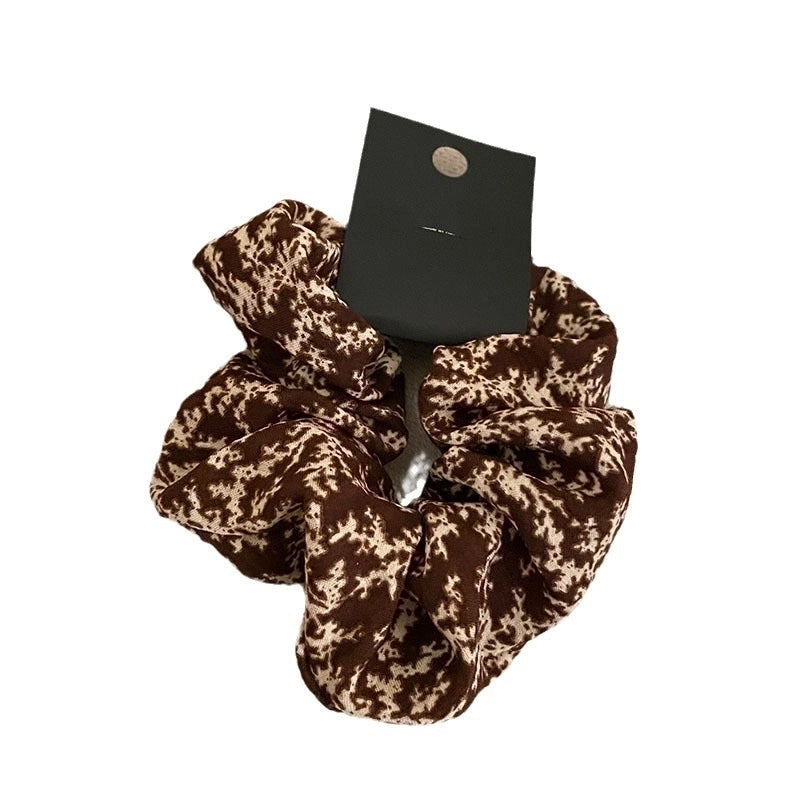 Elegant Lady Flower Cloth Hair Tie