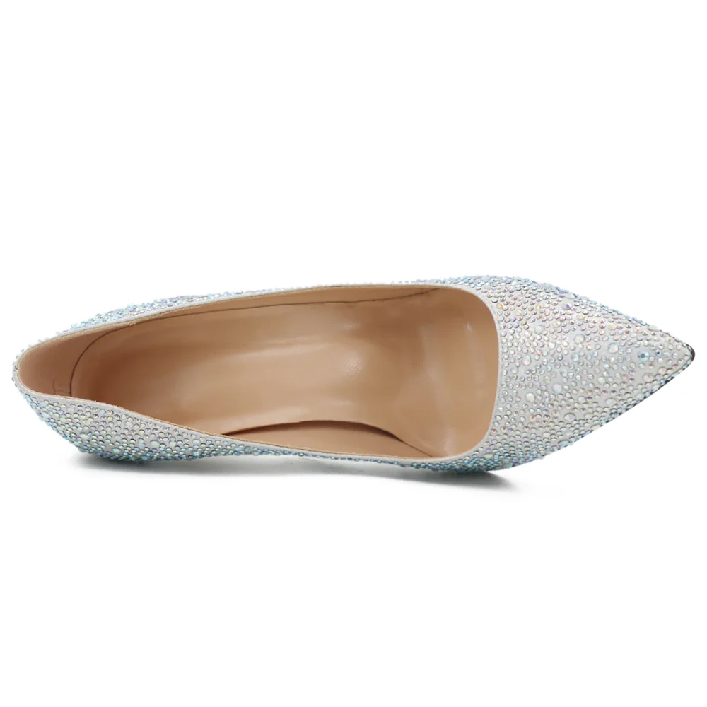 120mm Women's Classic Bridal Wedding Party Red Bottom Pumps Shine Closed Pointed Toe Heels-MERUMOTE