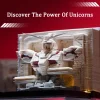 2025 Unicorn Gundam 3D Sticky Notes Mobile Suit Peripheral Model 3D Hand-torn Paper Sculpture Decompression Note Desktop Ornaments