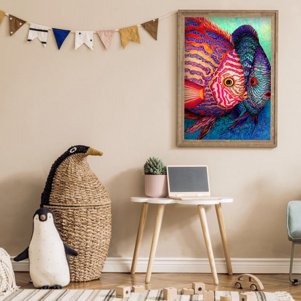 

(Multi Size) Coral Fish - Square Drill Diamond Painting, 30*40cm, 501 Original