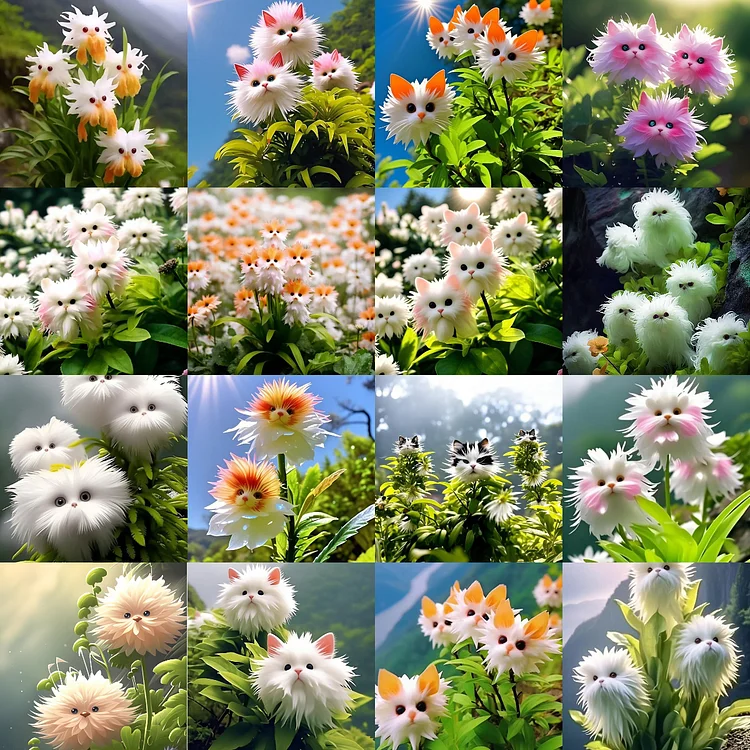 Mixed Cat's eye dazzle flower - Over 36 kinds mixed