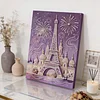 (30x40cm)DIY Pearl Painting Framed Eiffel Tower Handmade Pearl Material Art Kit Living Room Decor