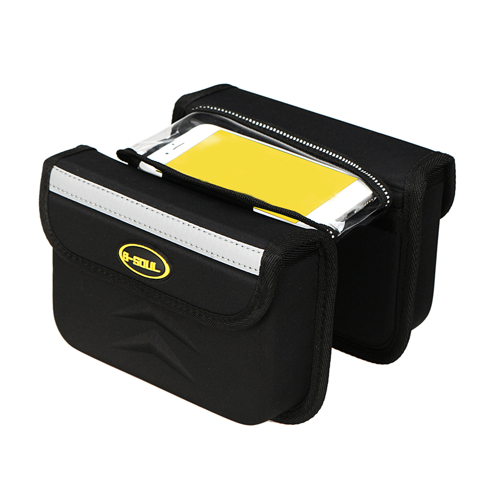 

B-SOUL Bicycle Bag Waterproof Mountain Road Bike Top Tube Bag Phone Case, 501 Original