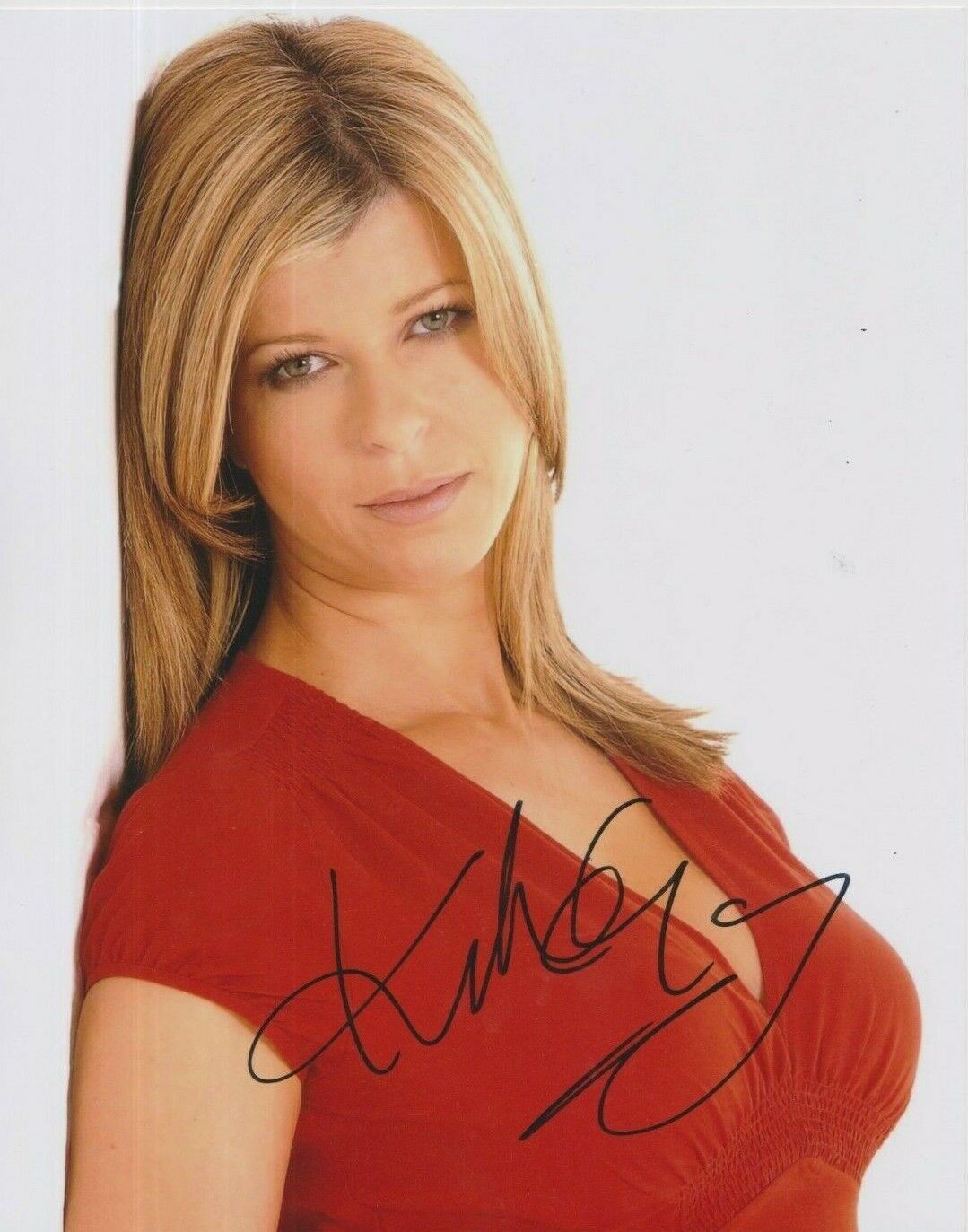 Kate Garraway **HAND SIGNED** 10x8 Photo Poster painting ~ AUTOGRAPHED