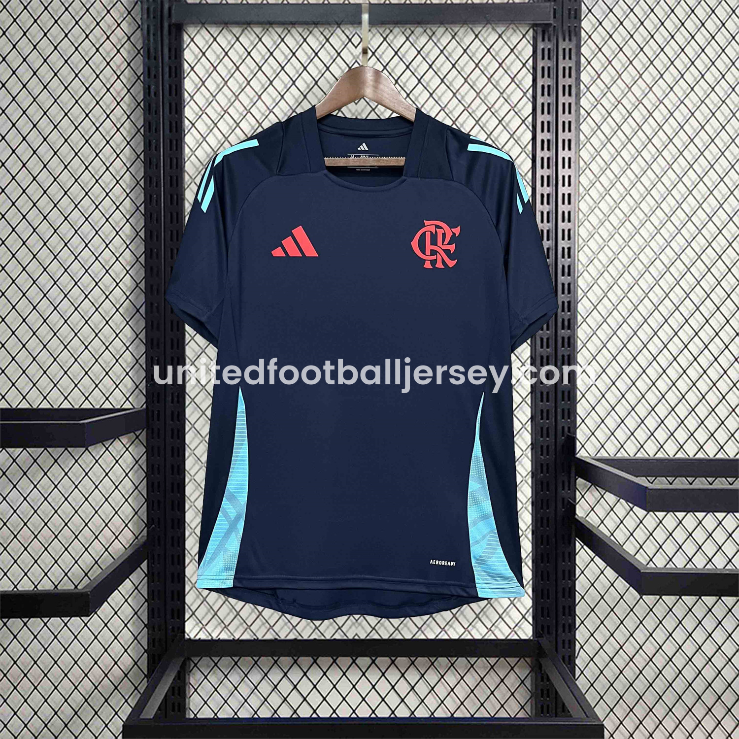 Flamengo 25-26 Deep Blue Training Jersey - Fans Version