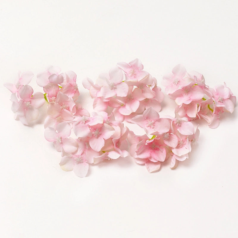10 Pieces Pink Artificial Flower Wedding Shooting Props Handmade Diy Hair Accessories Decoration Flower Box Material