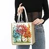DIY Flower Forest Diamond Painting Shopping Bag Diamond Tote Handbag