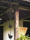 8 Feet Birds On Cups Rain Chain 8 Birds Cups Decoration Hangings for Gutter Roof