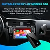 Wired To Wireless Carplay & Android Auto 2 in 1 Dongle USB Plug and Play Adapter