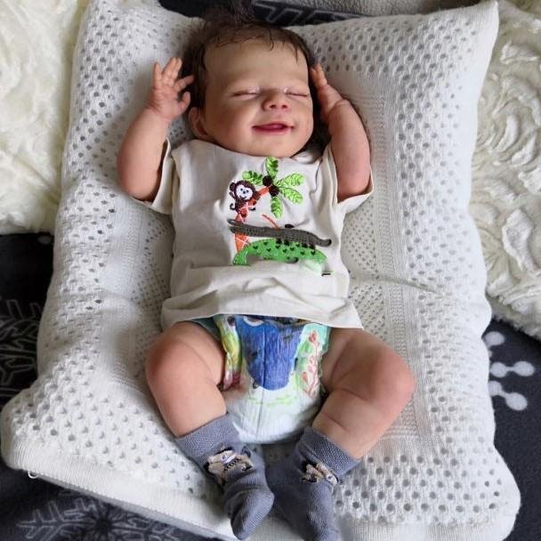  [Heartbeat💖 & Sound🔊]Realistic 20'' Kids Reborn Lover Lovely Owen Reborn Baby Doll Girl - So Truly Lifelike Baby - Reborndollsshop.com®-Reborndollsshop®