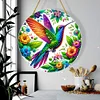 DIY Double Sided Special Shaped Hummingbird Diamond Painting Hanging Kit