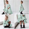 Kid Baby Girl Ruffled Loose Long Sleeve Round Neck Dress