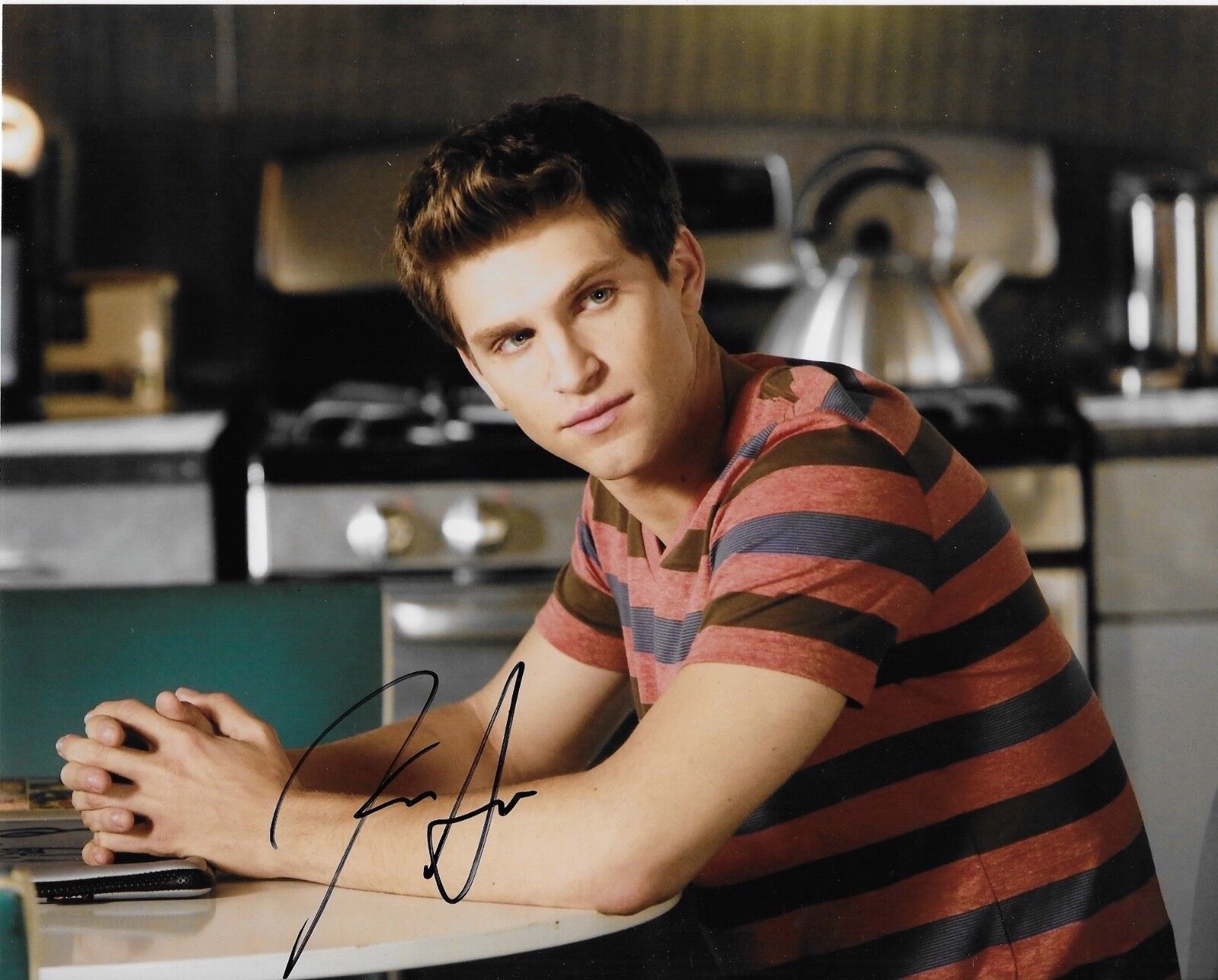 KEEGAN ALLEN 'PRETTY LITTLE LIARS' CAVANAUGH SIGNED 8X10 PICTURE *COA *PROOF 2