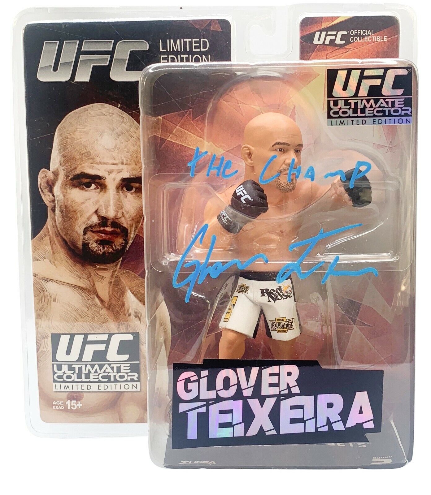 Glover Teixeira autographed signed inscribed action figure UFC JSA COA