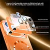 Thunder Cosmic Orange Magnetic Phone Case for IPhone 17 Pro Max Air 13 14 15 16 Pro Max Matte Casing Hard Shockproof Cover