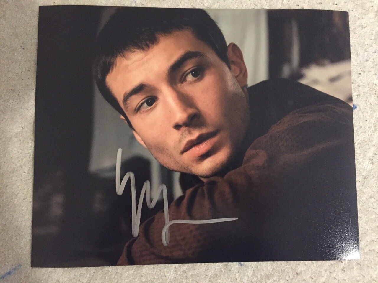 Ezra Miller Signed Autographed 8x10 Photo Poster painting FANTASTIC BEASTS Credence Barebone COA