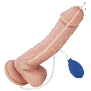 10.2 Inches Squirting Realistic Cock- Squirting Dildo With Strong Suction Cup