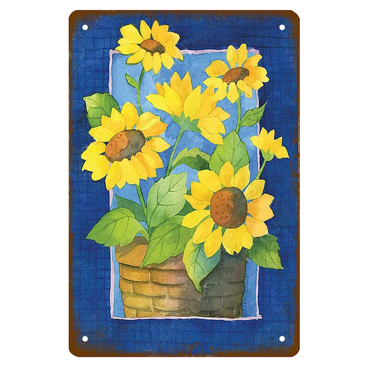 Sunflower - Vintage Tin Signs/Wooden Signs - 8*12Inch/12*16Inch