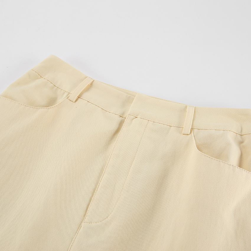 Ootddress High Waist Fashion Split Maxi Skirt For Women Patchwork Pocket Casual High Street Long Skirt Female Zipper Slim Maxi Skirt