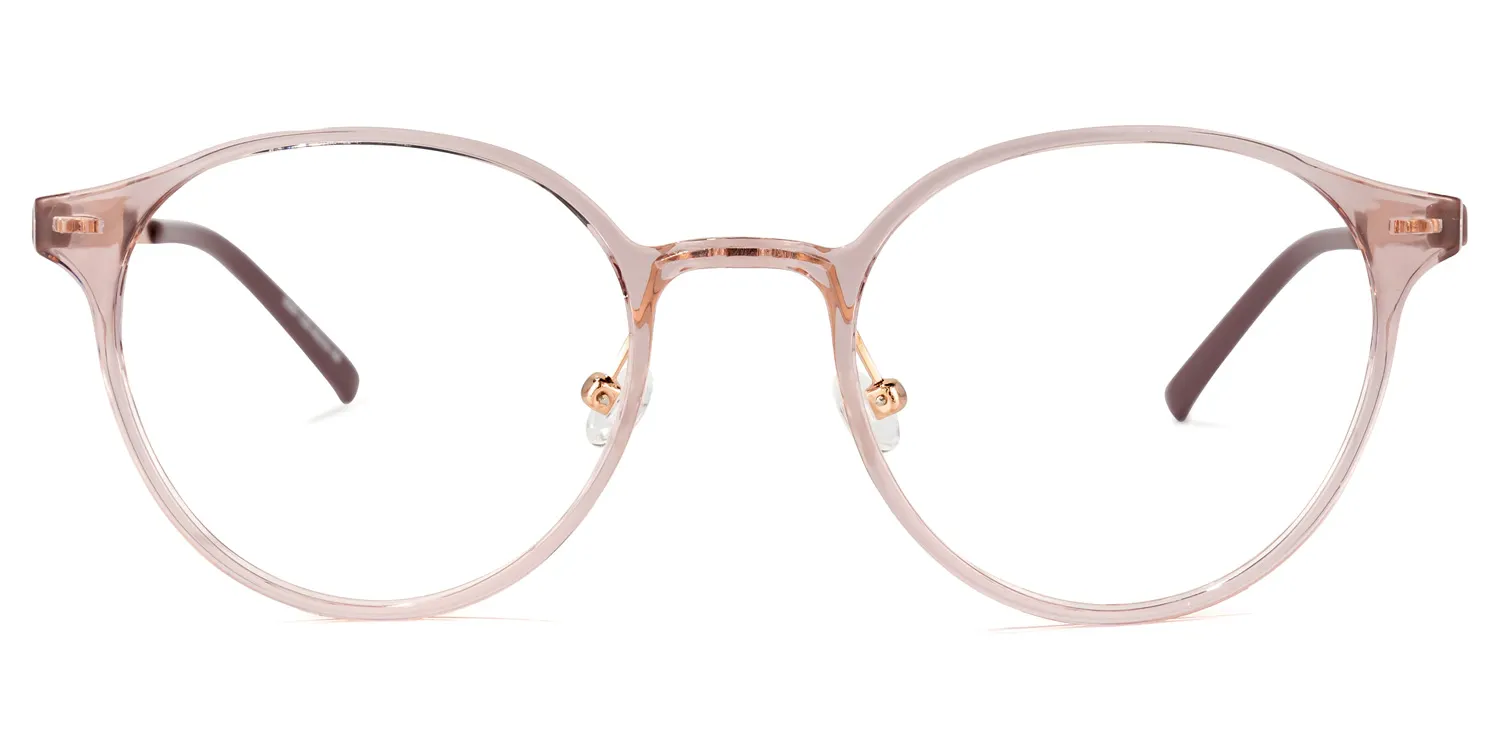 Laszlo Rosa Rund Brille  Rosa