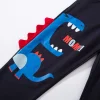 Kid Boy Cartoon Dionsaur Cotton Pockets Sports Pants