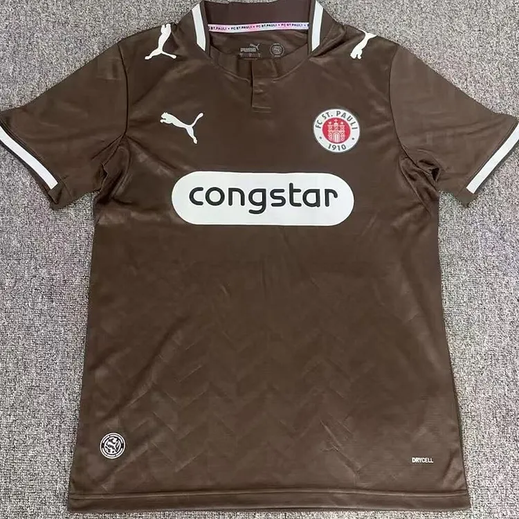 【S~4XL】St. Pauli 26/27 Home Jersey 1:1 Thai Quality