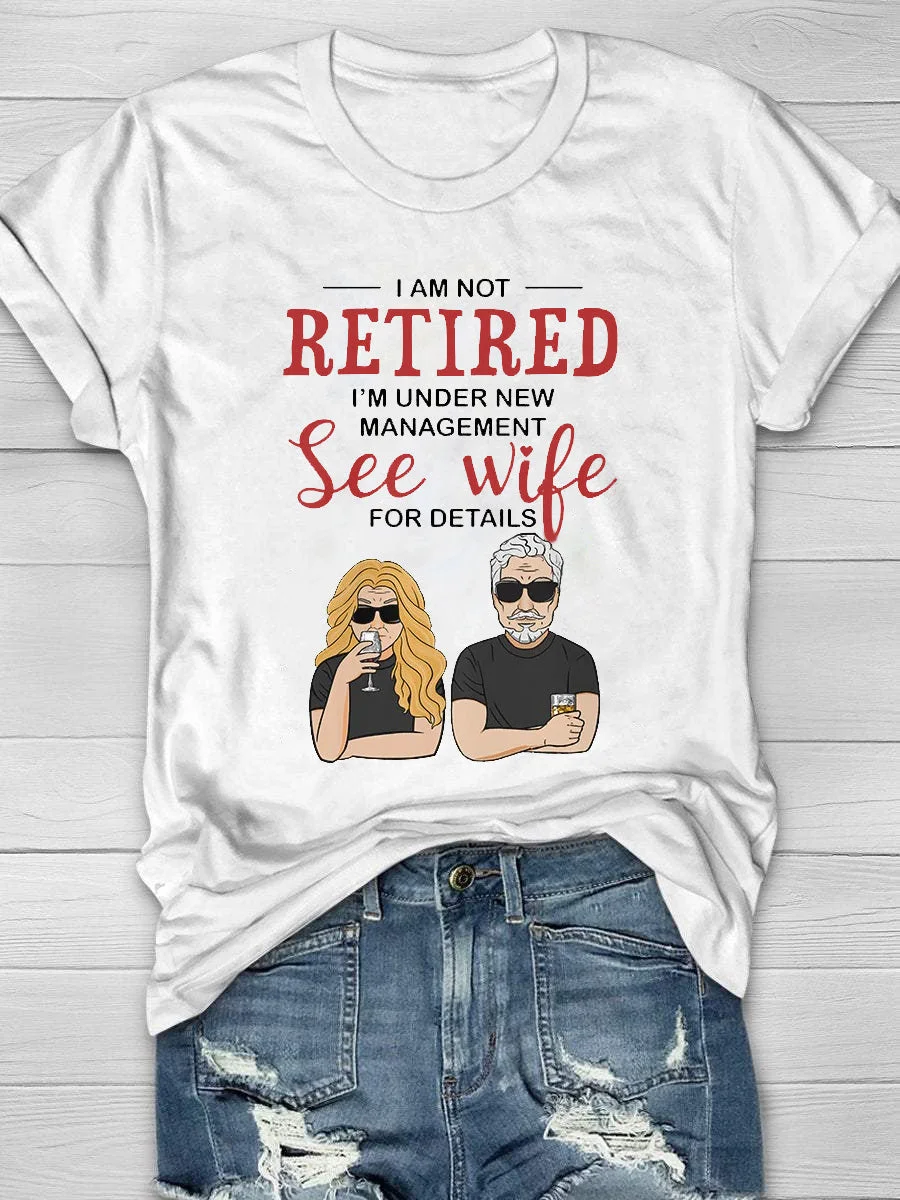 Under New Management See Wife Short Sleeve T-Shirt