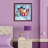 Diamond Painting -DIY Full Square Drill Snowman(35x35cm)