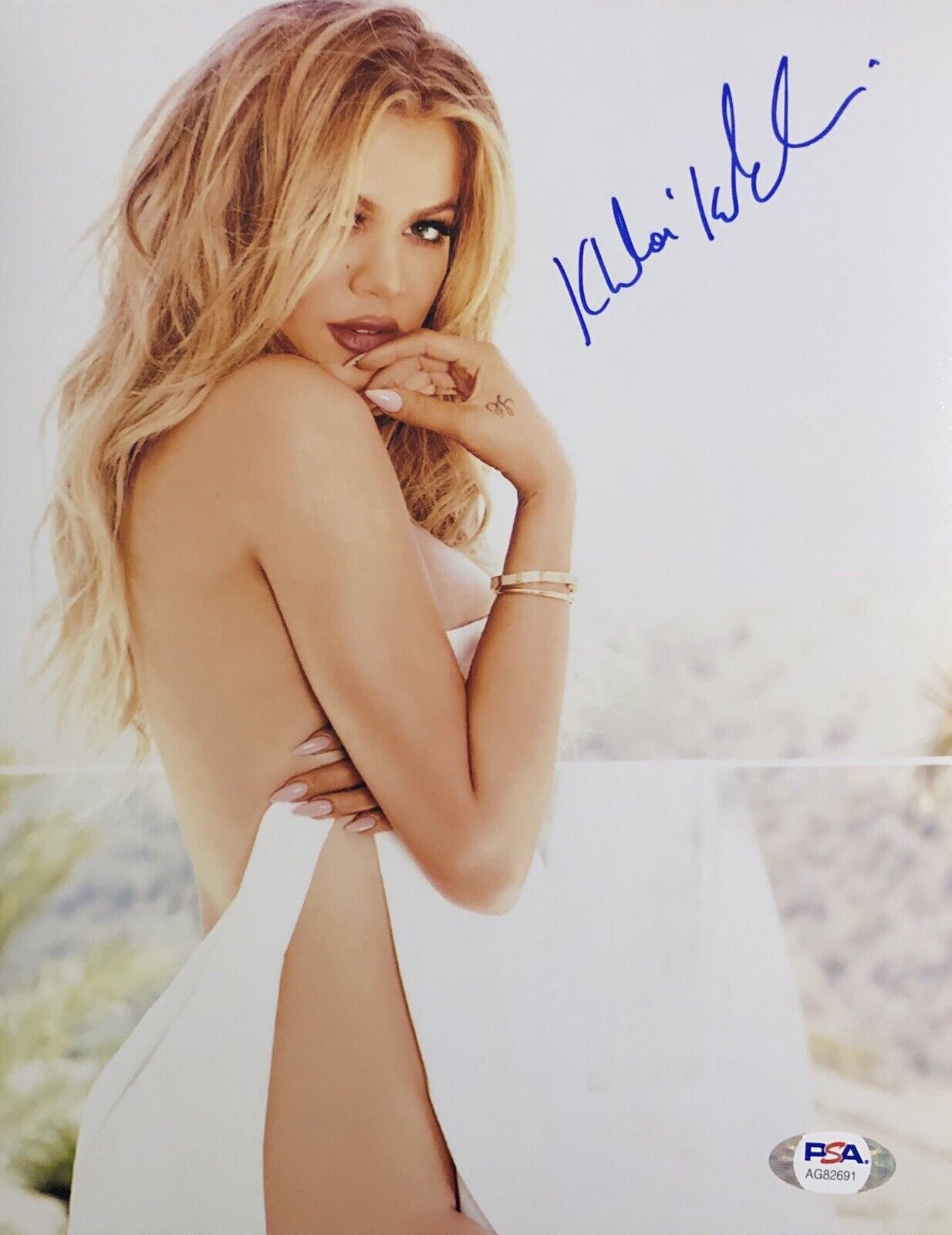 Khloe Kardashian Signed Autographed 8x10 Photo Poster painting Sexy Hott Nude? Psa/Dna