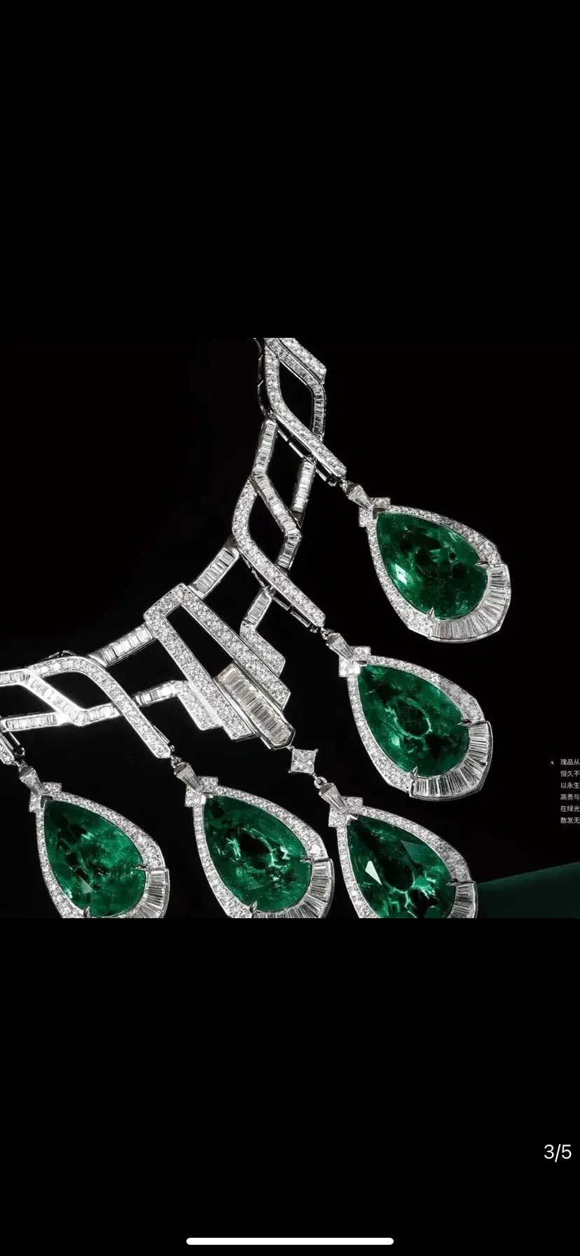 Masterpieces 100% 925 Sterling Silver Impasto platinum Synthetic emerald, verdant dripping green drop necklace Wedding Cocktail Pendent Necklace Fine Jewelry