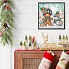 Diamond Painting - Partial Special Shaped Drill - Winter Snowman(Canvas|30*30cm)