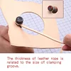 American Style Rotary Leather Cord Cutter Leather Cord Cutter Tool Leather Leather Goods Leather Art DIY Comes With Blade