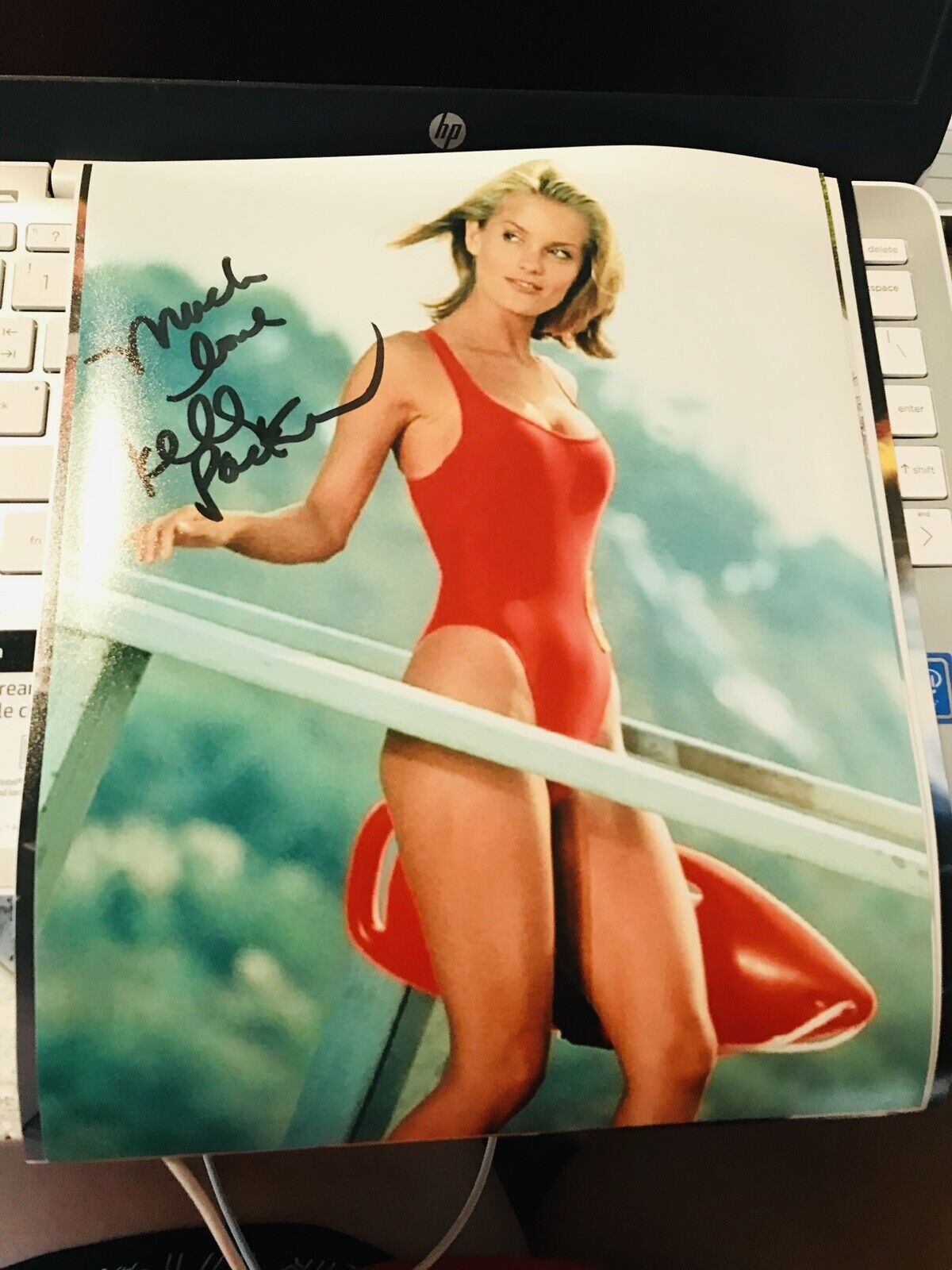 KELLY PACKARD SIGNED AUTOGRAPH 8x10 Photo Poster painting APRIL GIMINSKI BAYWATCH BECKETT BAS D2