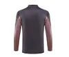 2024/2025 Arsenal Half-Pull Training Suit Purple Football Shirt 1:1 Thai Quality Set