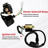 GREHUA Ignition Coil Starter Solenoid Voltage Regulator CDI Compatible with Tao tao Coolster 125cc 110cc 90cc Kazuma Baja Chinese ATV Quad 4 Wheeler SSR Lifan CRF70 4 Stroke Go Kart Dirt Bike Parts