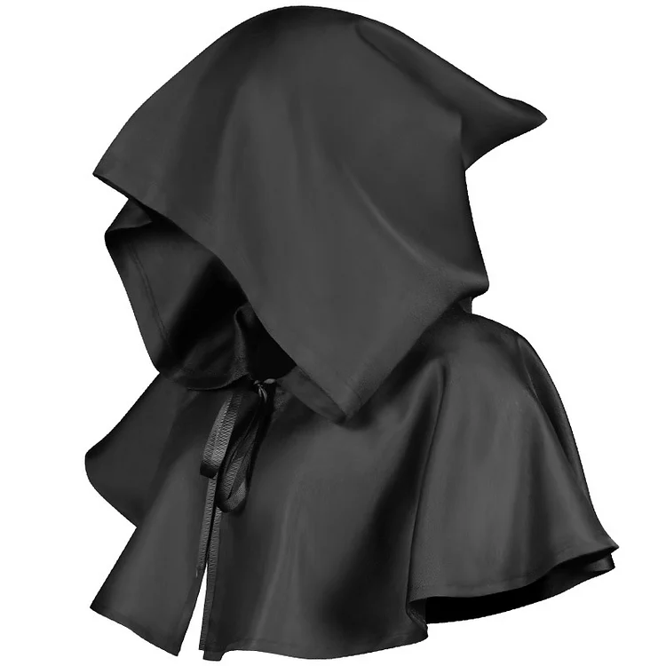 Medieval Vintage Goth Death Hooded Cape