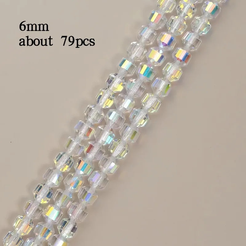 1 Set Hole 1~1.9mm Glass Geometric Beads
