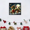 Diamond Painting-DIY Full Round Drill Dragon and Christmas tree(40*40CM)