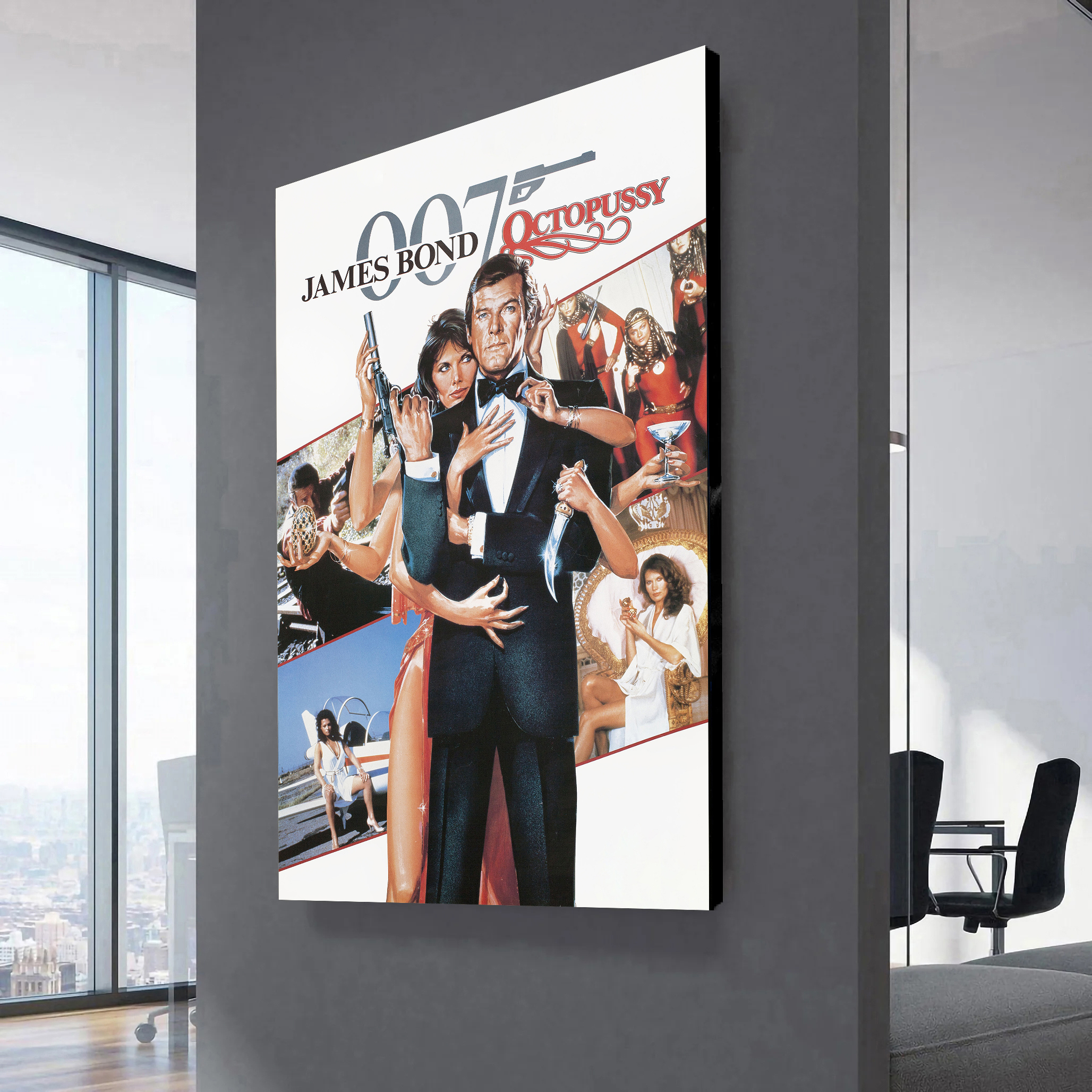 James Bond 007: Octopussy Canvas Wall Art 