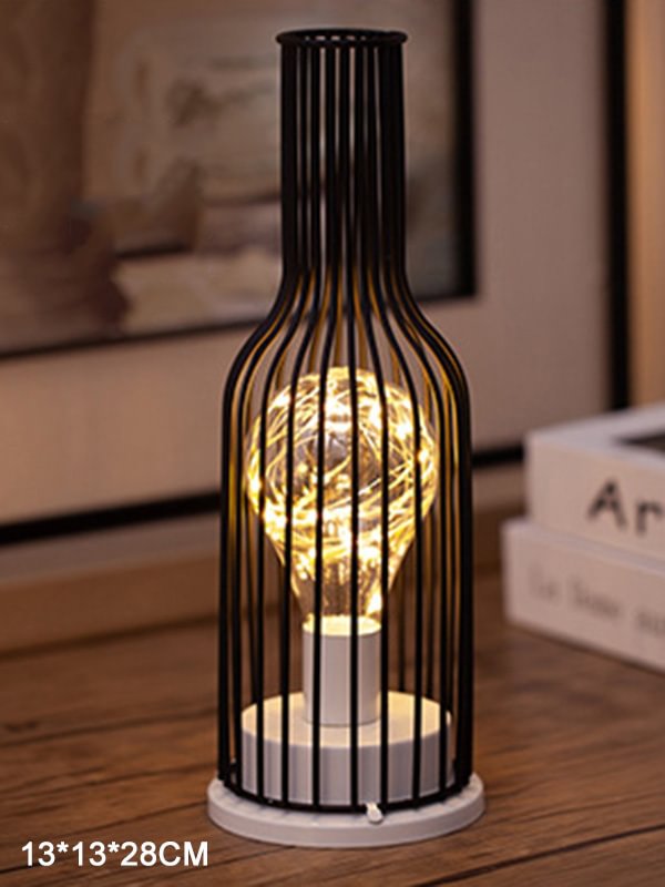 Iron Hollow LED Night Lamp  Gift Home Decoration