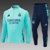 2024/2025 Real Madrid Light Green Half-Pull Training Suit Football Jersey  1:1 Thai Quality