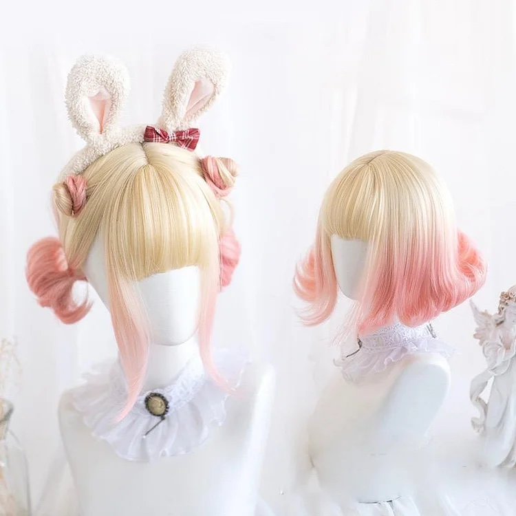 Lolita Yellow Powder Wig