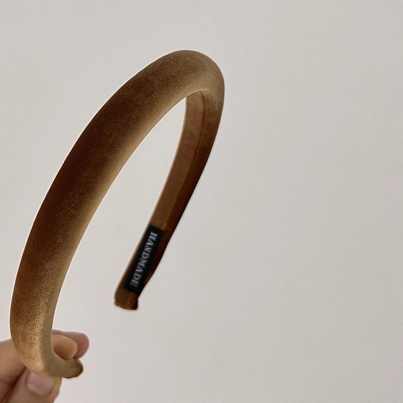 Women’s Minimalist Solid Color Cloth Handmade Hair Band